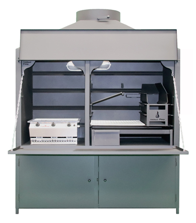 1650mm Freestanding Combination Braai